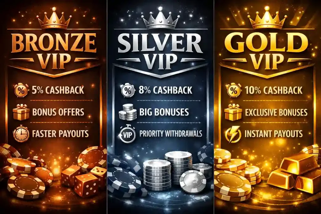 vip levels casino